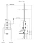 Смеситель встраиваемый Vincea VSCV-433TBG термостатический (3 функции)
