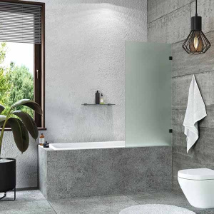 Душевая шторка на ванну Benetto BEN-405_BL_M, 70х140, матовый