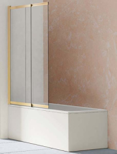 Душевая шторка на ванну Vincea VSB-1E100CLG, 100х145, прозрачный