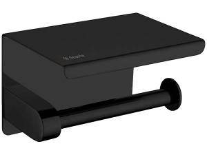Держатель для туалетной бумаги Deante Round Nero ADR_N221 с полкой