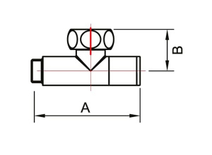 Комплект вентилей угловых колпачковых 1/2"х1/2" Ш/Ш оружейная сталь