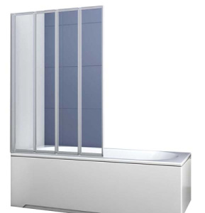 Душевая шторка на ванну Vincea VSB-31100CL, 100х140, прозрачный