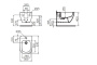 Подвесное биде Ideal Standard Tesi T3552V3
