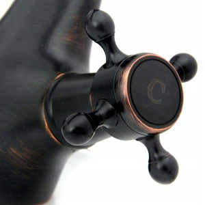 Смеситель для умывальника Rea Retro Old Black REA-B0225