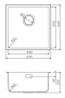 Кухонная мойка Omoikiri Tadzava 44-U-IN Quadro
