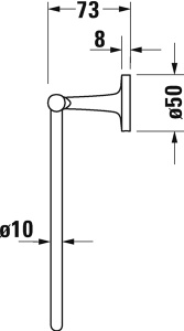 Держатель для полотенец Duravit Starck T 0099471000