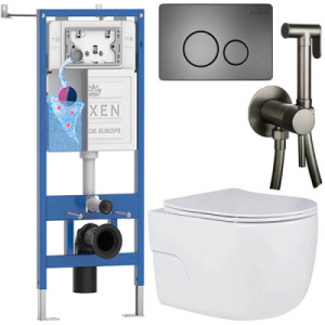 Комплект инсталляции 7 в 1 Roxen StounFix Dual Fresh 627320-1 оружейная сталь, оружейная сталь