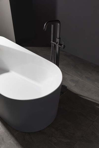 Акриловая ванна Allen Brau Priority 1 2.31001.20/AM / 2.31001.21/AM, 170х80, белый матовый, антрацит