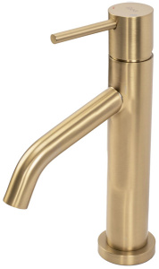 Смеситель для умывальника Rea Level gold matt B6218