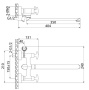 Смеситель для ванны Iddis Acros ACRSBL2i10WA