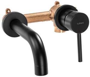 Смеситель встраиваемый Calani Nexos C Black CAL-B0005 для умывальника