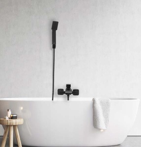 Смеситель для ванны Rea Falcon Black REA-B5256
