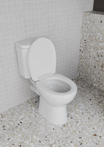 Напольный унитаз Vitra Rein 9857B003-7200 (сиденье Soft Close), белый