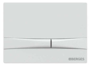 Кнопка для инсталляции Berges Novum F1 040051 / F4 040054, белый глянцевый