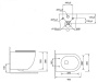 Подвесной унитаз SantiLine SL-5005MRB