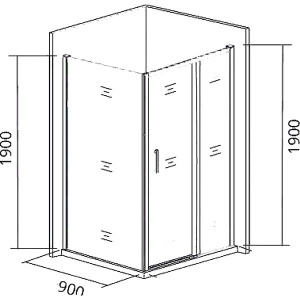 Боковая стенка Good Door Cofe SP-90-C-CH