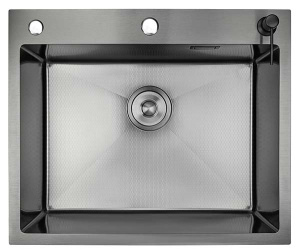 Кухонная мойка Stellar S6050NB-Decor (3h) с коландером и дозатором