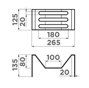Корзина для кухонной мойки Omoikiri FG-02-IN для DRY-01/02