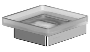 Мыльница Whitecross Cubo CU2420CR / CU2420NIB, матовый, хром