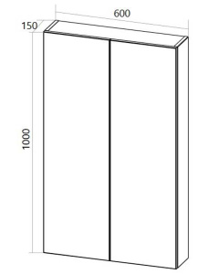 Пенал 1Marka Gaula 60П 2д.White