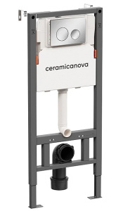 Инсталляция для подвесного унитаза CeramicaNova Balance CN121001CH 3 в 1