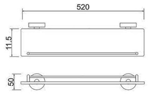 Полка Ledeme L71707