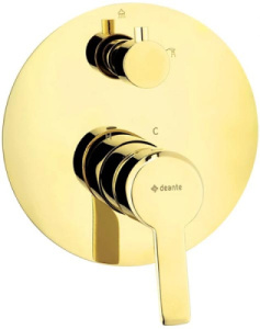 Смеситель встраиваемый Deante Arnika Gold BQA_Z44P / BQA_R44P (2 функции), золото