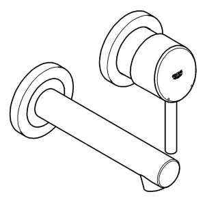 Смеситель встраиваемый Grohe Concetto New 19575001, хром