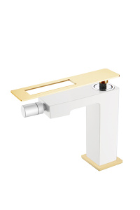 Смеситель для биде Boheme Q 146-WG White Gold