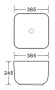Умывальник SantiLine SL-1111BM