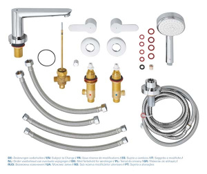 Смеситель на борт ванны Grohe BauEdge 2512000A