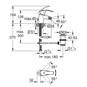 Смеситель для биде Grohe Eurosmart New 32929002