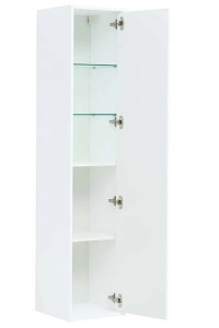 Пенал Aquanet Lino 35 белый матовый