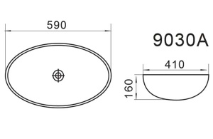 Умывальник Axus 9030A