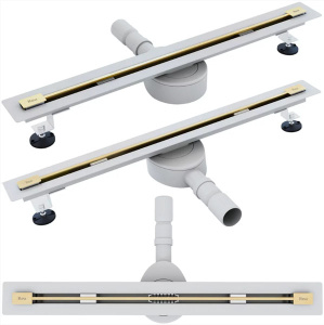 Душевой трап Rea Neo Ultra Slim Pro Gold Matt 60 / 70 / 80, 60 см, золото