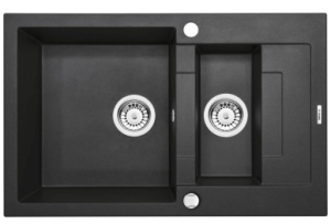 Кухонная мойка Deante Rapido ZQK-2513 / ZQK-7513 / ZQK-A513 / ZQK-G513 / ZQK-S513, 78х49/алебастр