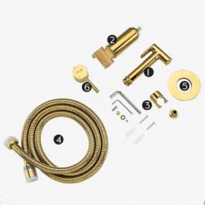 Смеситель встраиваемый Frap F7505-3 с гигиеническим душем