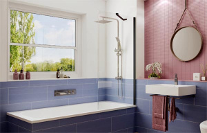 Душевая шторка на ванну Ambassador Bath Screens 16041206 / 16041207, 70х140, прозрачный
