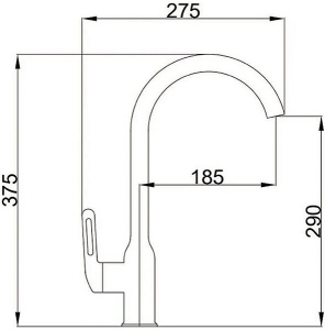 Смеситель для кухонной мойки Haiba HB70825-8