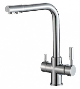 Смеситель для кухонной мойки Zorg Steel Hammer SH 552 под фильтр, сатин