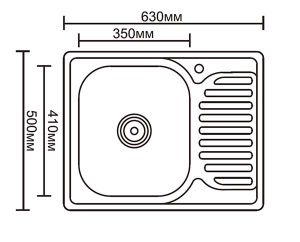 Кухонная мойка Ledeme L96350