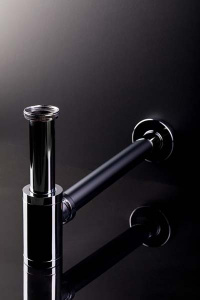 Сифон для умывальника Boheme Black 609-B