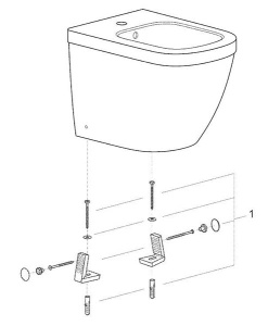 Напольное биде Grohe Euro Ceramic 3934000H