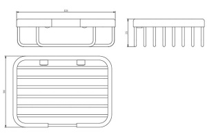 Полка Omnires Uni UN3624CR