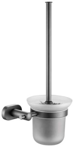 Ершик для унитаза Shevanik SG5100H / SG5100T, матовый, оружейная сталь