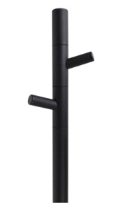 Полотенцесушитель Gloss&Reiter Primum.Е2.L.15х140.Н4.таймер. муар черный электрический, 15х140, муар черный с деревом