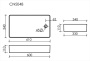 Умывальник CeramicaNova Element CN5048