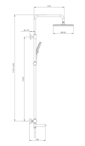Душевая стойка Splenka S223.24.05