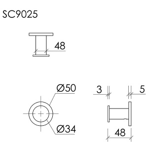 Крючок Sancos Base SC9025BG