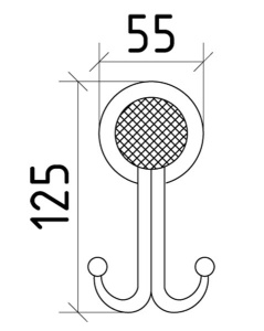 Крючок Boheme Royal Cristal 10926-G / 10926-G-B, золото, белые кристаллы